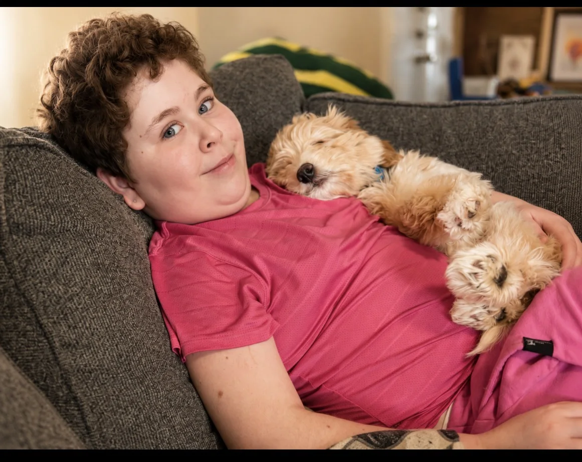Dorenlee doodle supporting a neurodiverse family